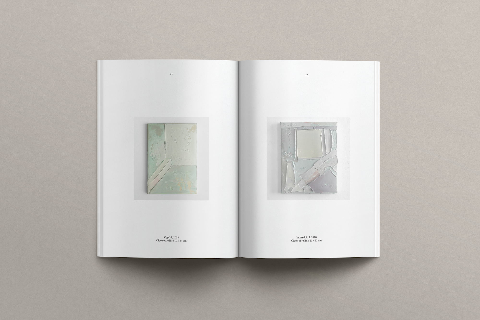 Diseño editorial catálogo obra_ Mercedes Mangrane